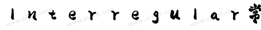 lnter regular常规字体转换
